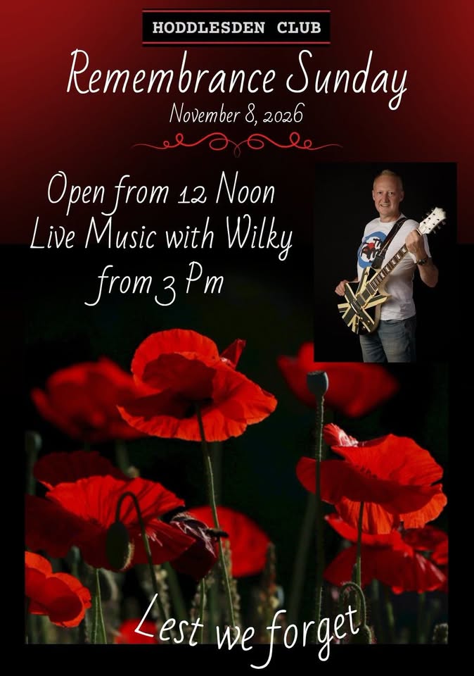 Remembrance Sunday with Wilky 